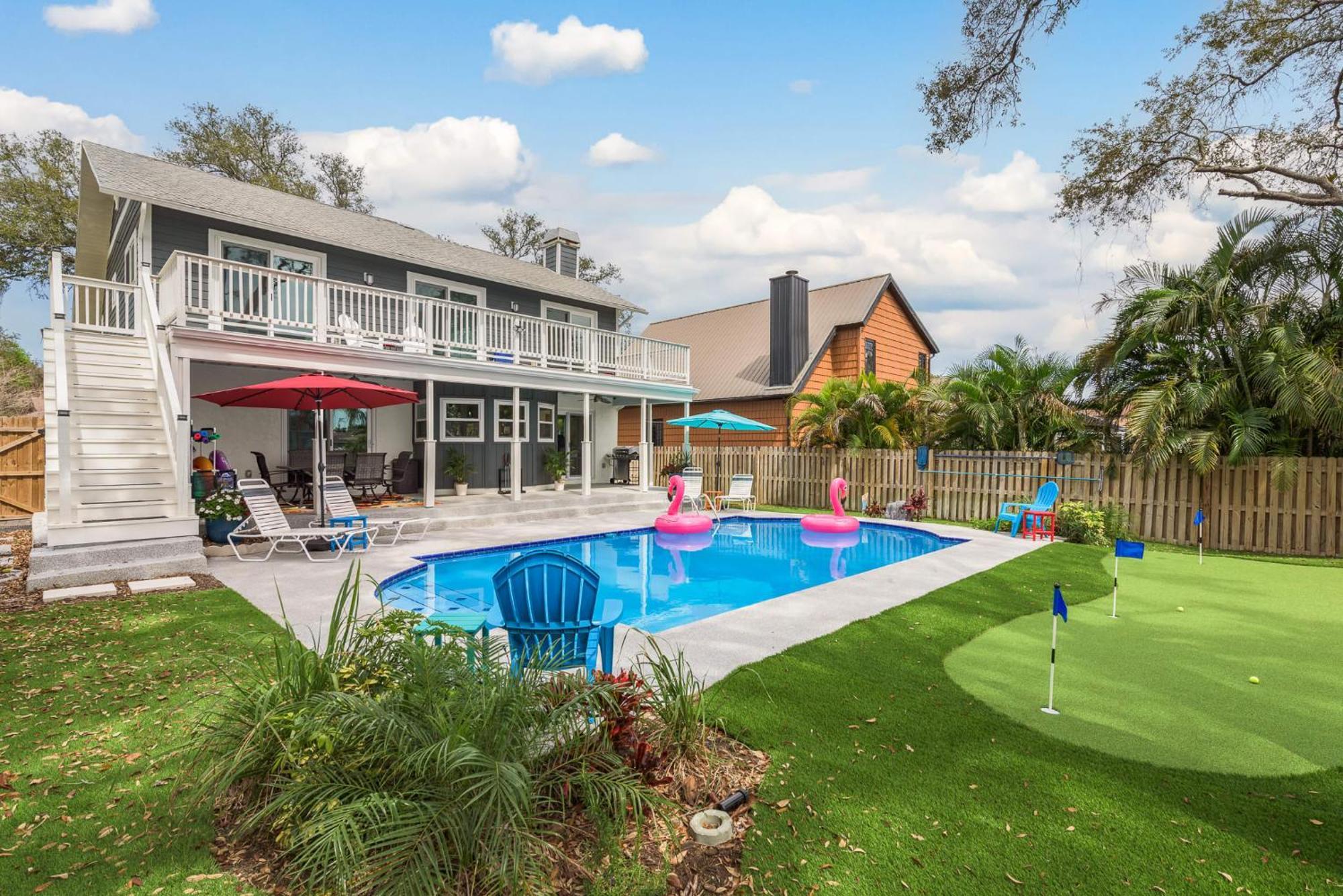 Willa Luxury Family Beach Escape With Heated Pool And Putting Green Tarpon Springs Zewnętrze zdjęcie