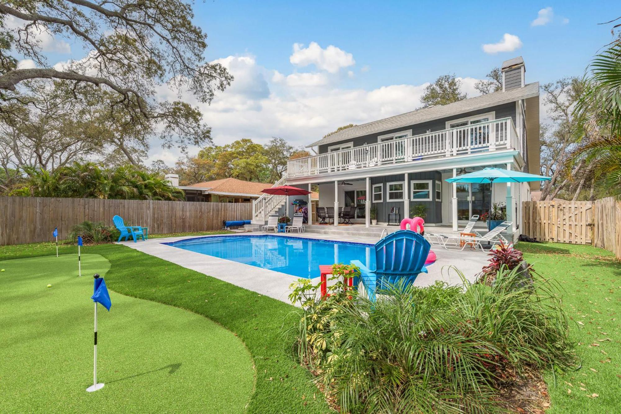 Willa Luxury Family Beach Escape With Heated Pool And Putting Green Tarpon Springs Zewnętrze zdjęcie